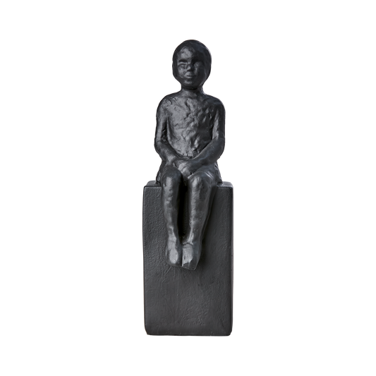 CAMILLE Staty, Svart H 25 cm