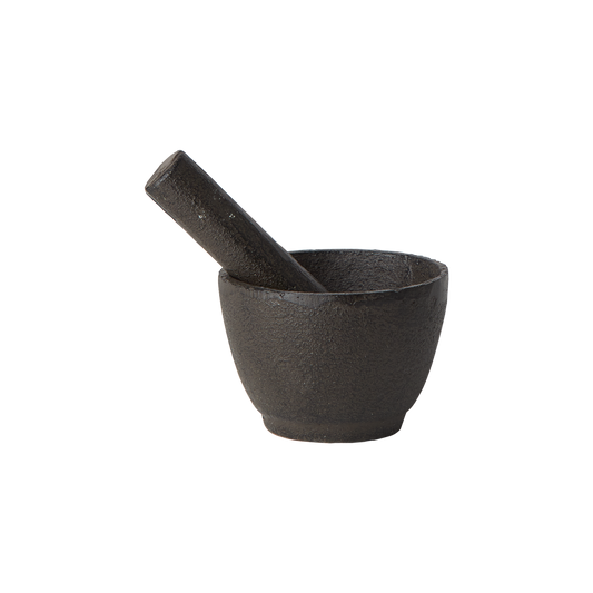 FREJ Mortel dekoration S, Brun/svart