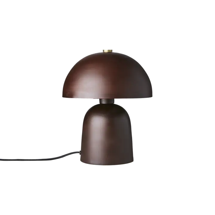 FUNGI Bordslampa S, Brun