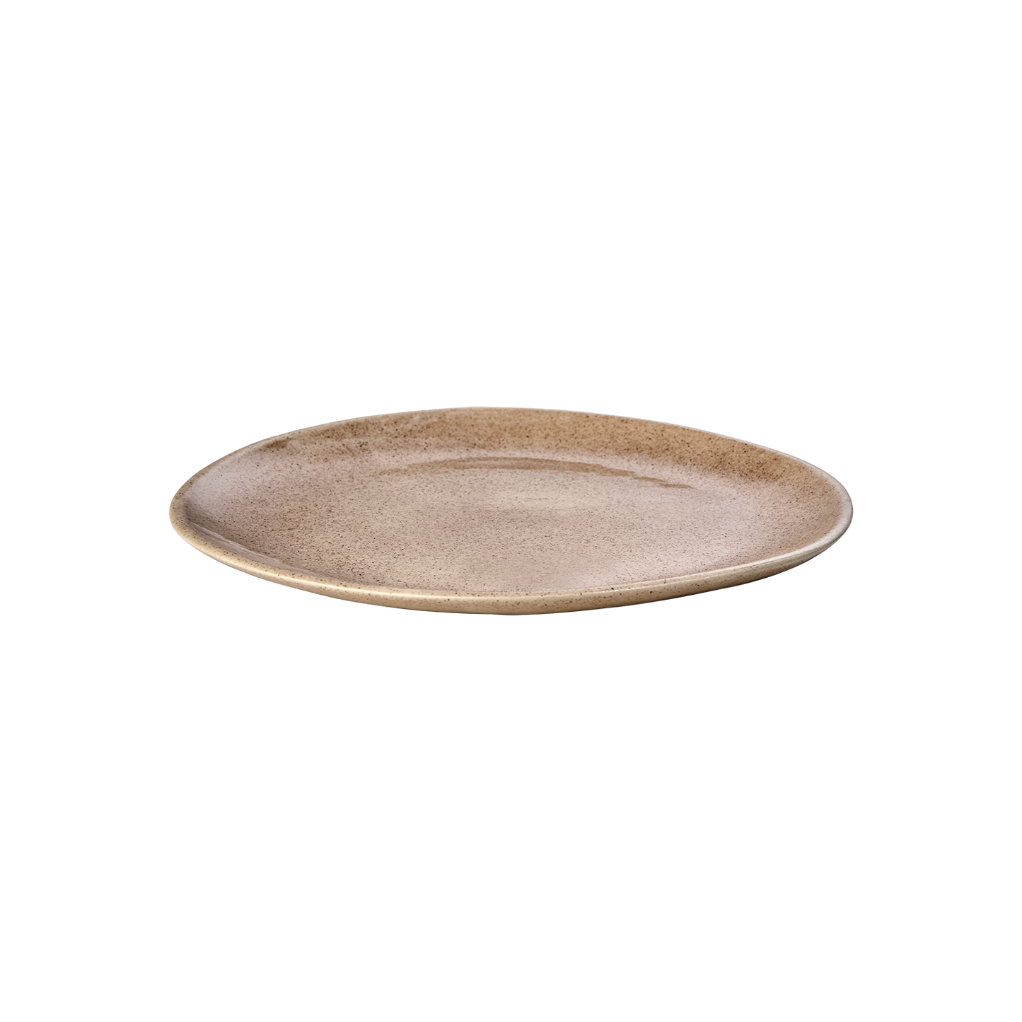 HILMA Tallrik, Brun 4-Pack Ø22 cm