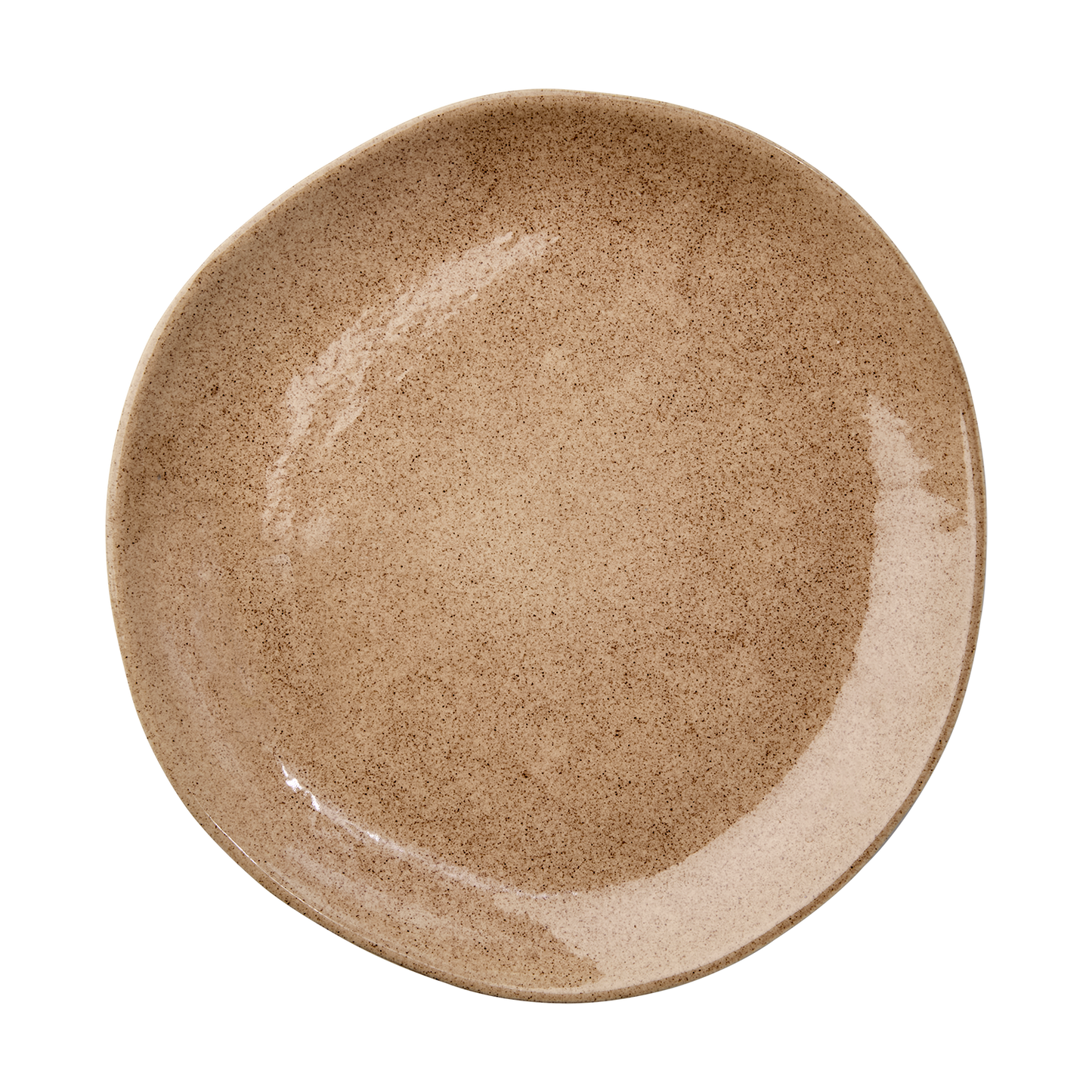 HILMA Tallrik, Brun 4-Pack Ø26 cm