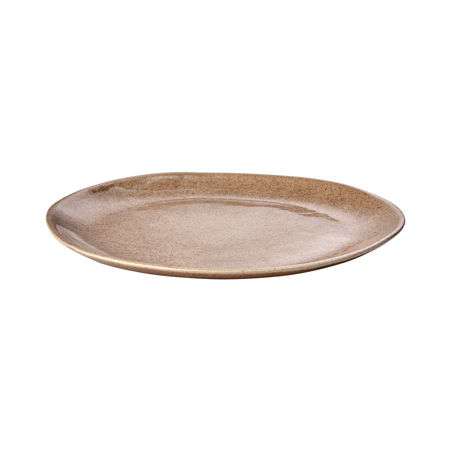 HILMA Tallrik, Brun 4-Pack Ø26 cm