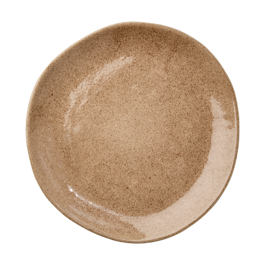 HILMA Tallrik, Brun 4-Pack Ø26 cm