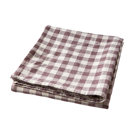 INGRID Bordsduk, Lila/elfenben