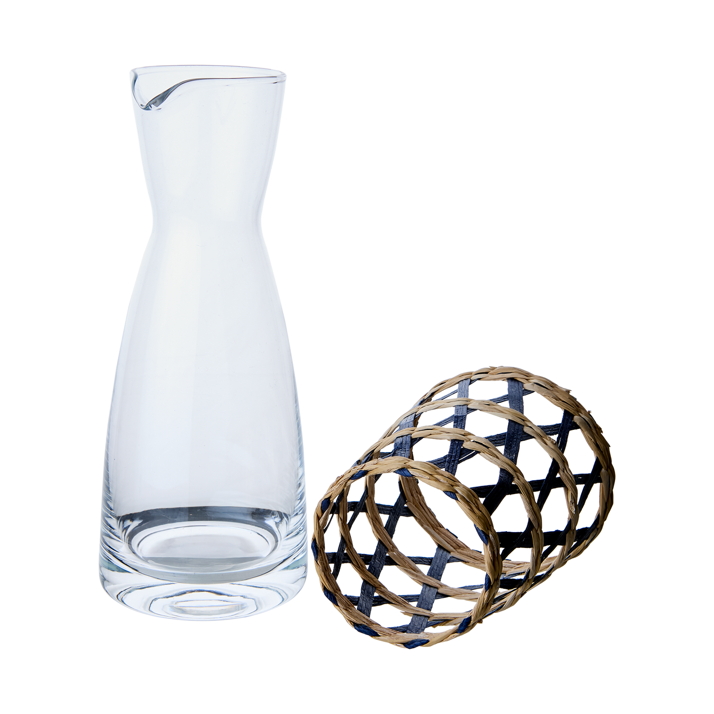 JILL Kanna med överdrag, Klar/blå/natur