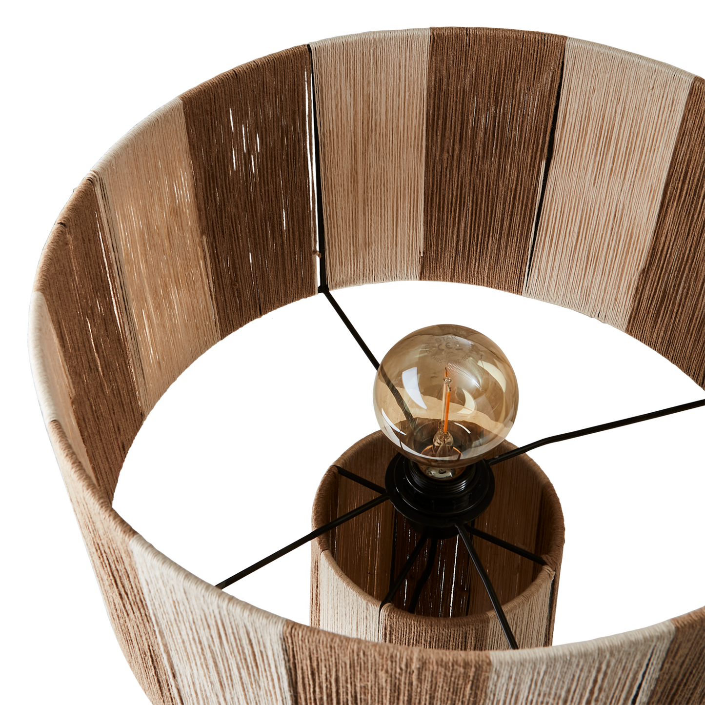JULLAN Bordslampa L, Elfenben/natur