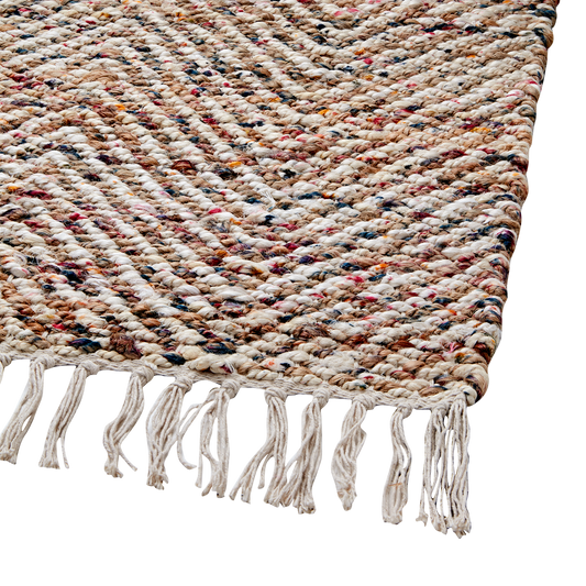 JUNI Matta, Natur/flerfärgad 150x80 cm