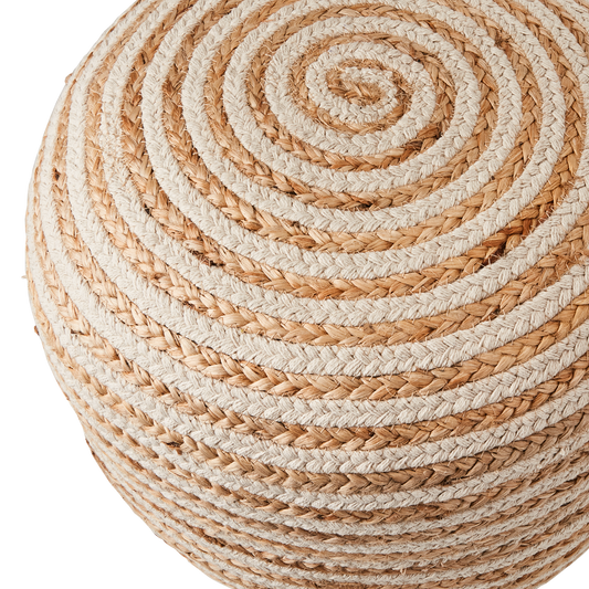 JUNI Sittpuff, Natur/elfenben 40cmx35cm