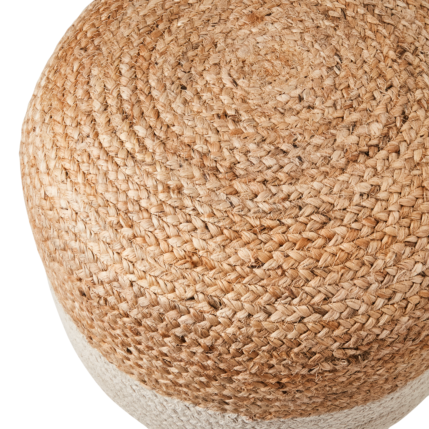 JUNI Sittpuff, Natur/elfenben Ø40xH35 cm