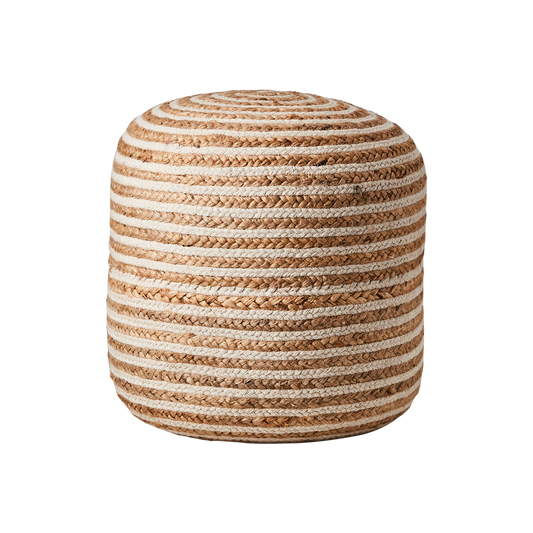 JUNI Sittpuff, Natur/elfenben