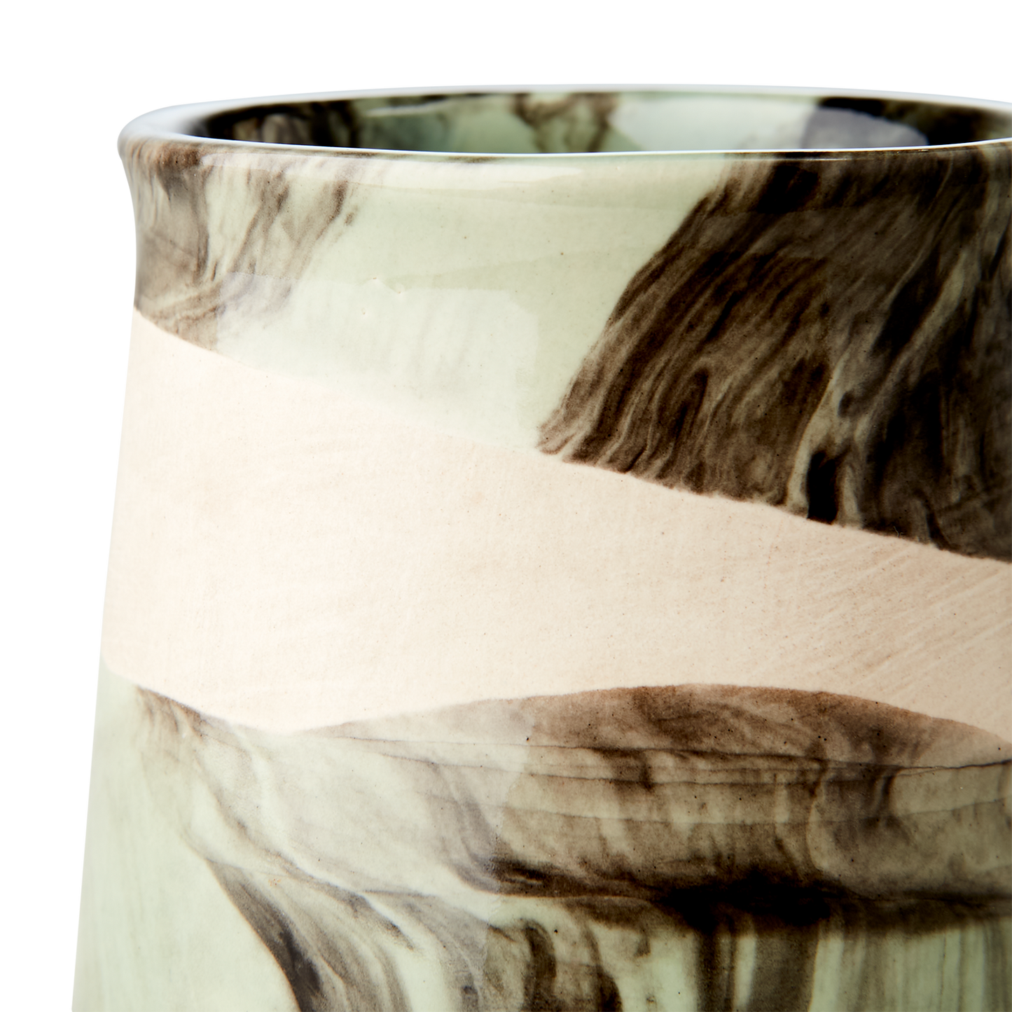 LAVA Kruka, Ljusgrön/flerfärgad