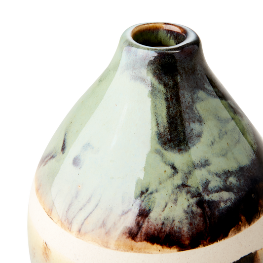 LAVA VAS, Ljusgrön/flerfärgad