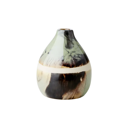 LAVA VAS, Ljusgrön/flerfärgad