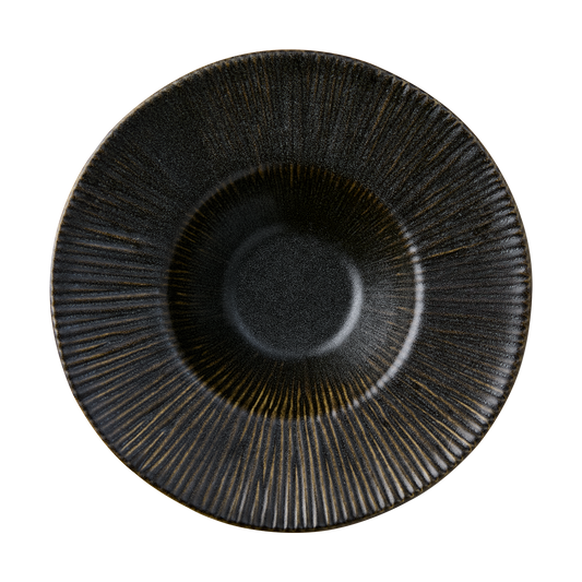 MATTEO Pastatallrik, Mörkbrun Set om 6