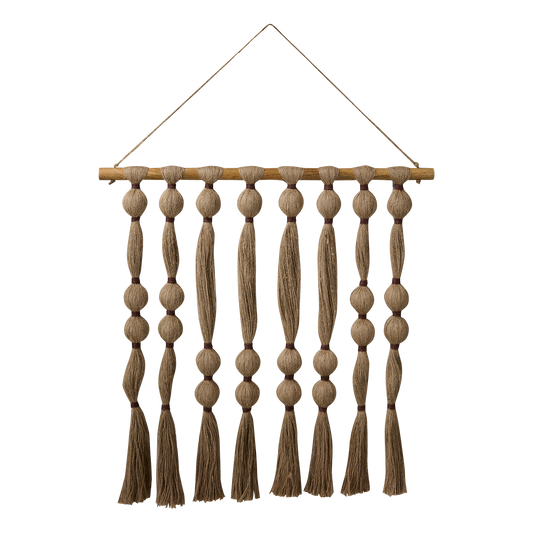 MILLA Väggdekoration, Natur/mörkröd