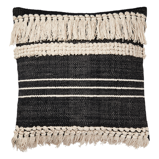 MINNA Kuddfodral, Elfenben/svart