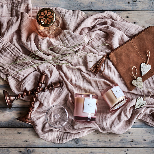 SENSE Doftljus Vanilla, Ljusrosa