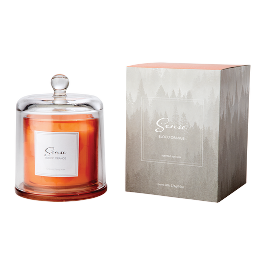 SENSE Doftljus med kupa Blood orange, Orange