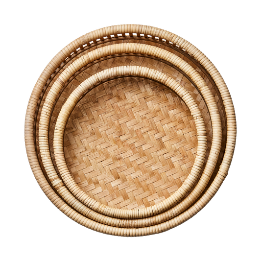 SINAN Fat, set om 3, Natur