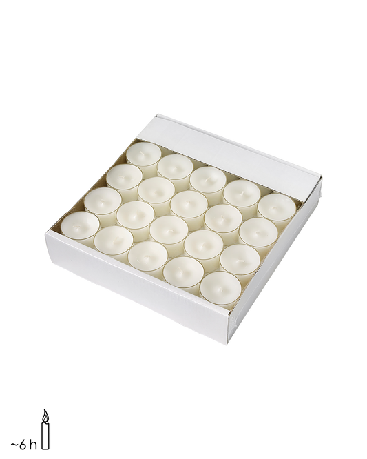 TEA LIGHTS Värmeljus, 50-pack, Vit