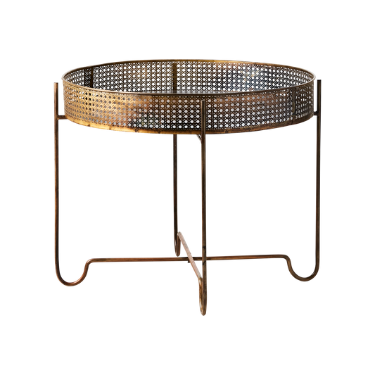 THOMAS Bord L, Mässingsfärgad