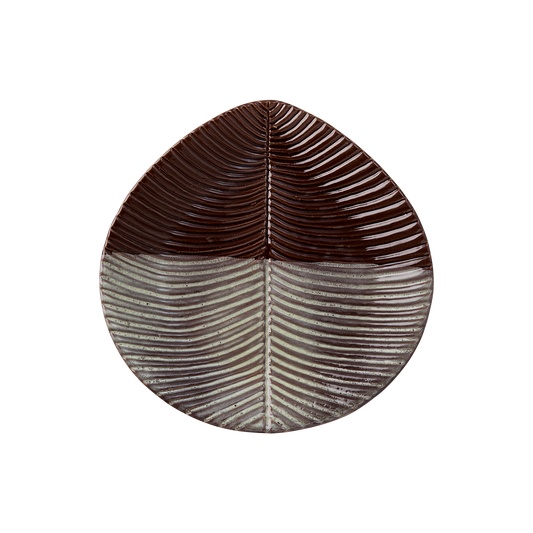 VILLE Tallrik, Brun/elfenben