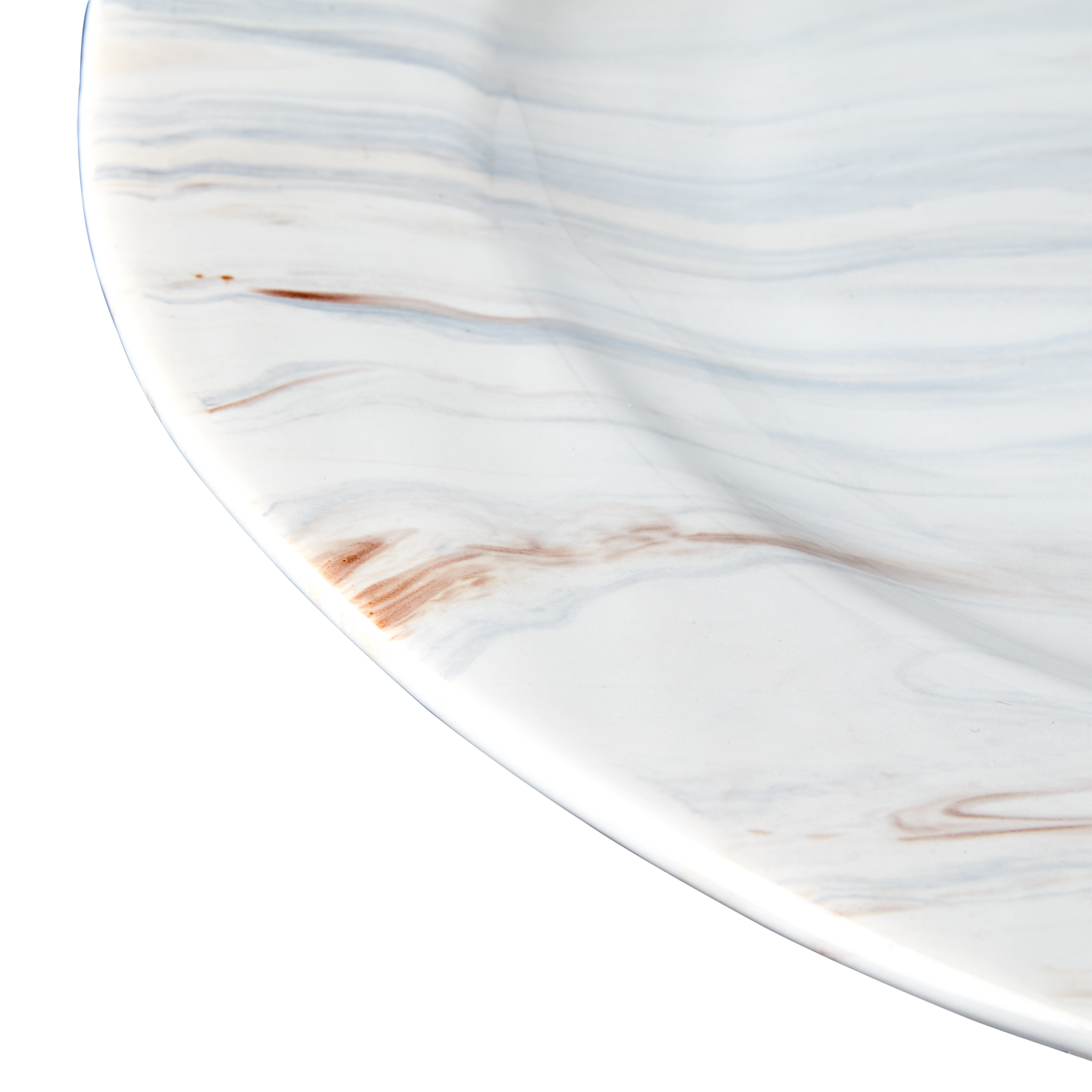 AMELIA Tallrik, Marmorerad 4-Pack 37 cm