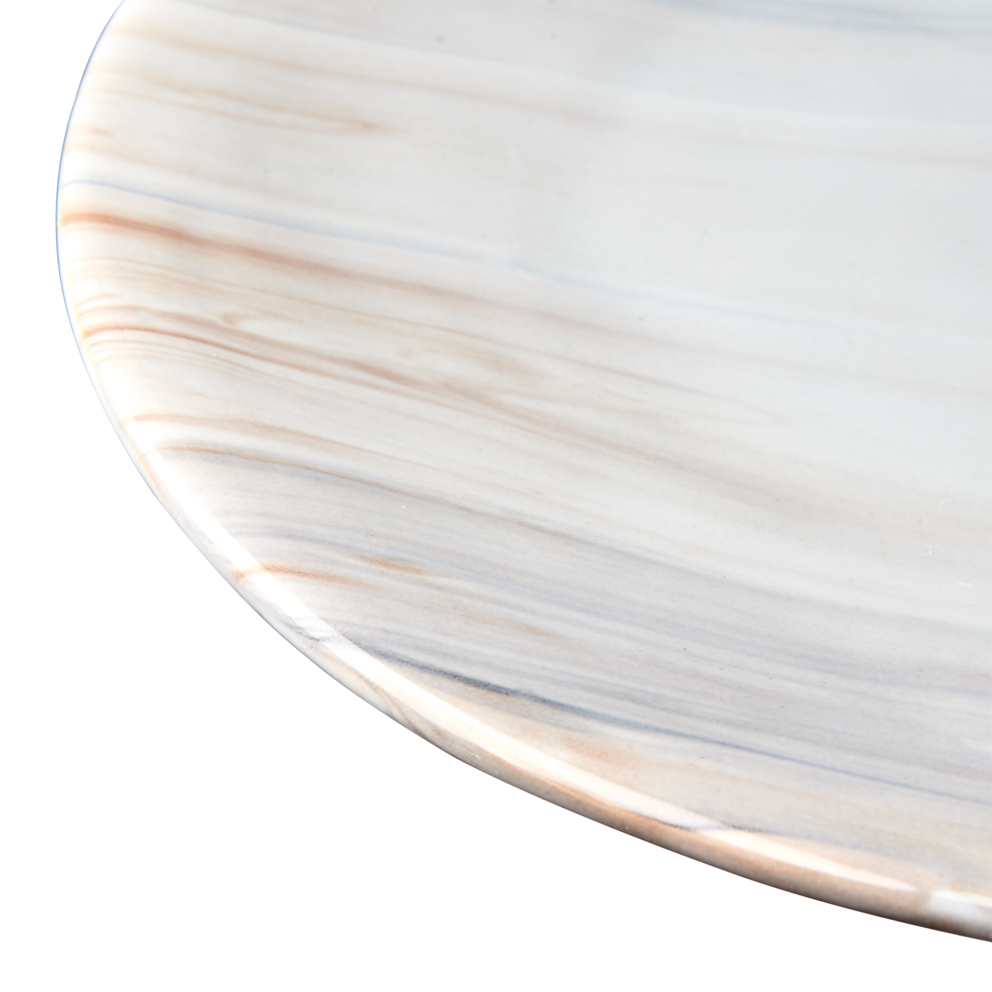 AMELIA Tallrik, Marmorerad 6-Pack 21 cm