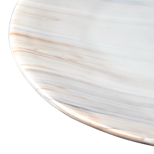 AMELIA Tallrik, Marmorerad 6-Pack 21 cm