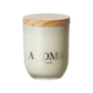 AROMA Doftljus S Pear & ginger, Brun/vit