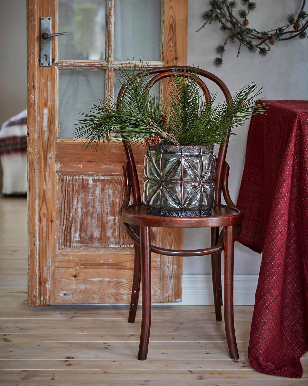 BELLE Vas, Klar/brun Ø21xH23 cm