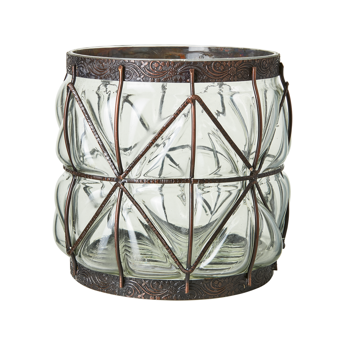 BELLE Vas, Klar/brun Ø21xH23 cm