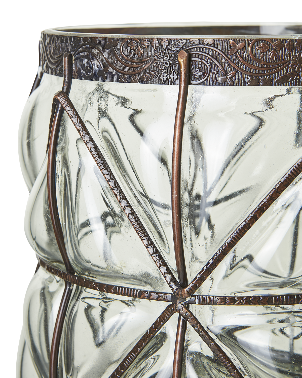 BELLE Vas, Klar/brun Ø21xH23 cm