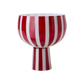 CIRCUS Skål på fot, Röd/vit