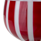 CIRCUS Skål på fot, Röd/vit