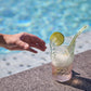 COCKTAIL Glas, Grön/rosa 4-Pack