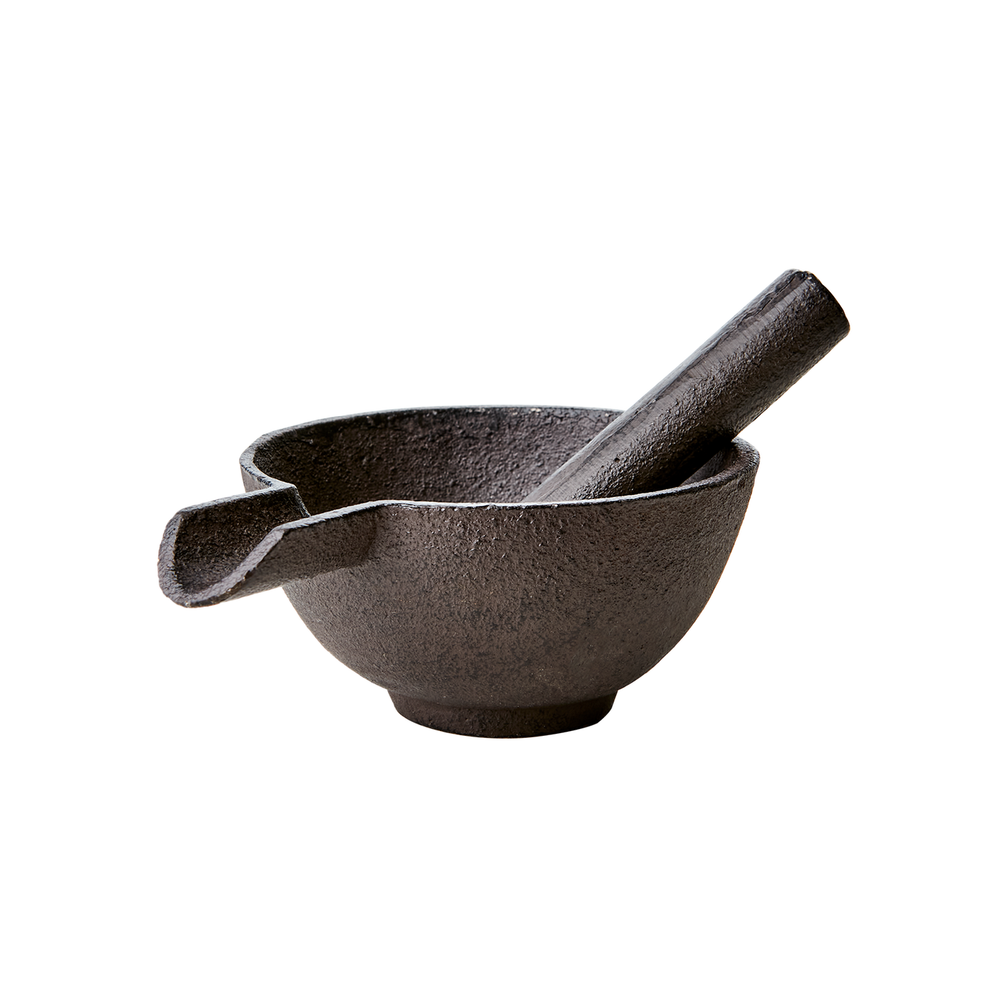 FREJ Mortel dekoration L, Brun/svart