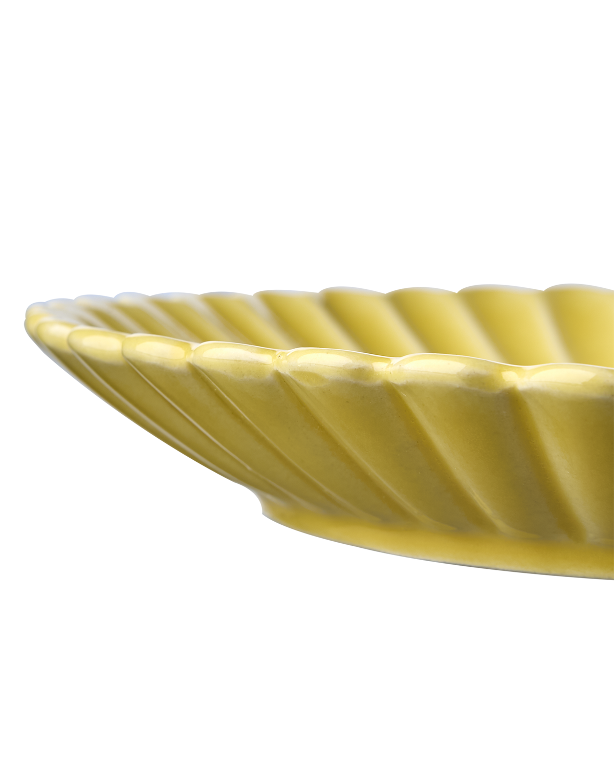 HULDA Tallrik, Gul 4-Pack