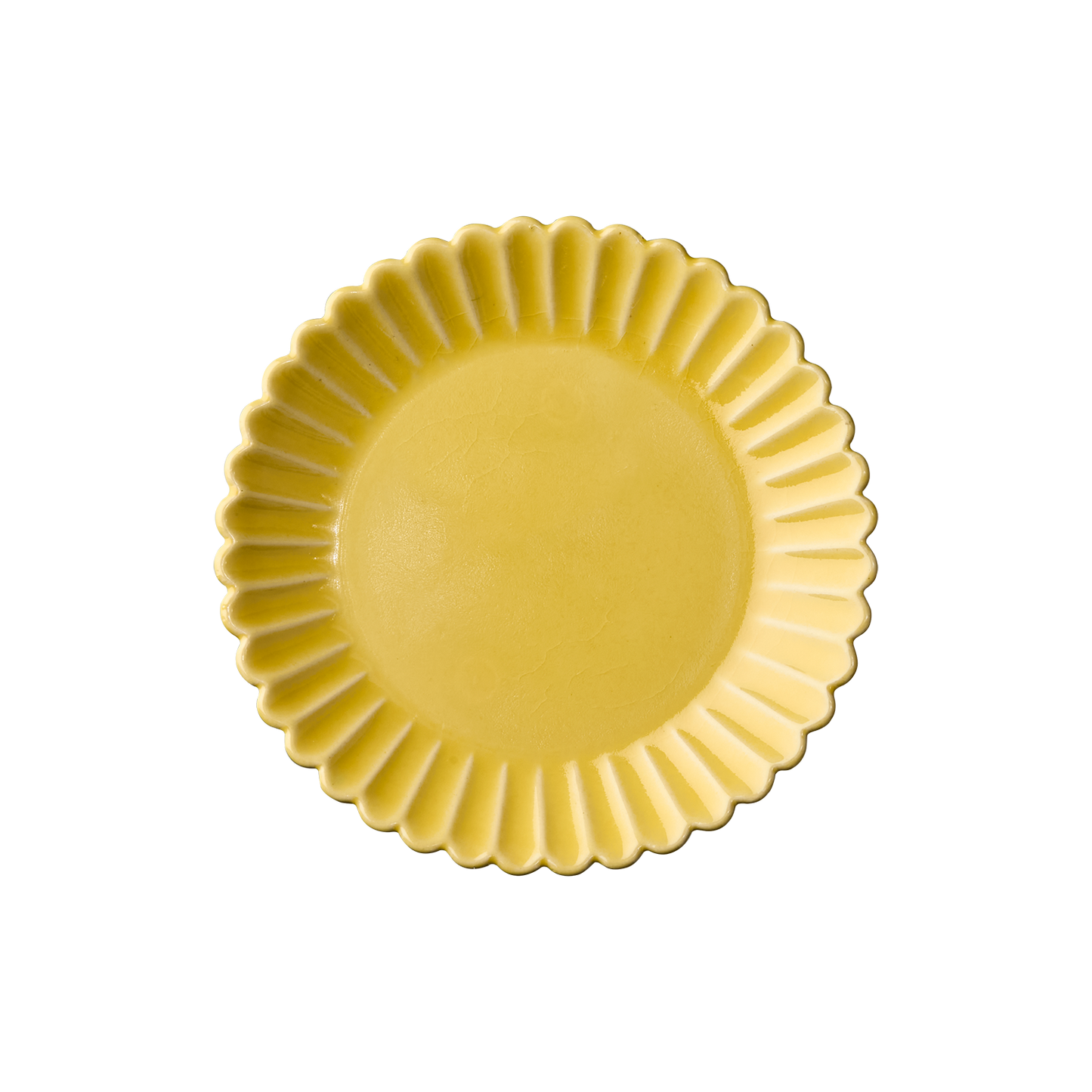 HULDA Tallrik, Gul 4-Pack