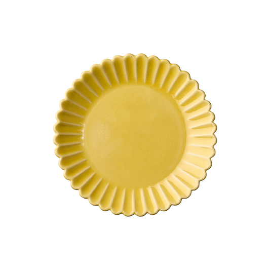 HULDA Tallrik, Gul 4-Pack