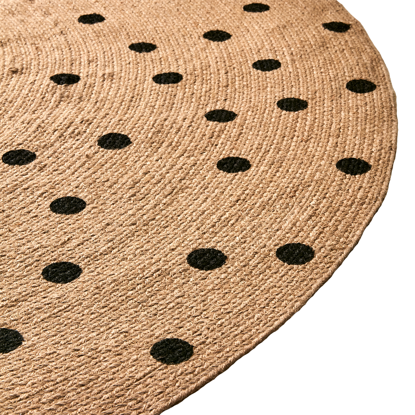 JUNI Matta L, Natur/svart 150 cm