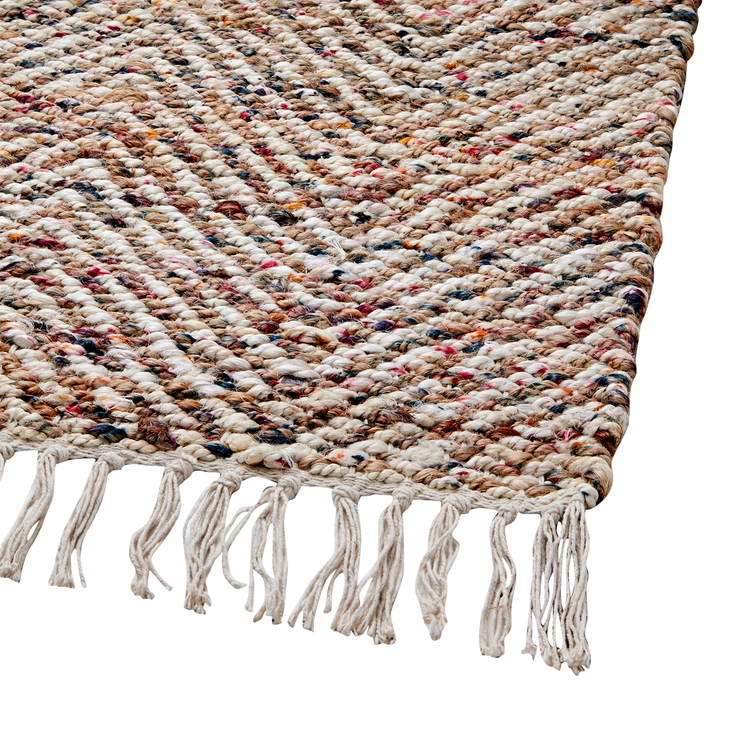 JUNI Matta, Natur/flerfärgad 240x80 cm