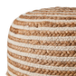 JUNI Sittpuff, Natur/elfenben