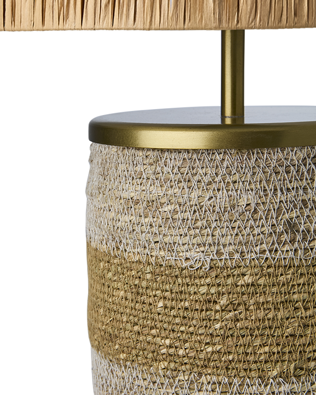 LANDO Bordslampa, Vit/natur