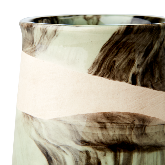 LAVA Kruka, Ljusgrön/flerfärgad