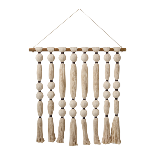 MILLA Väggdekoration, Vit/brun