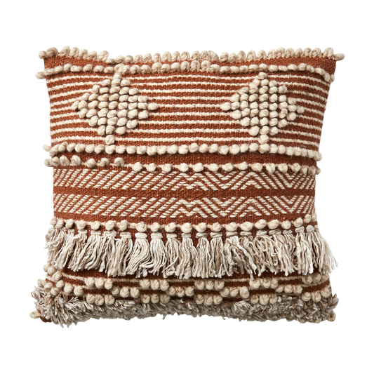 MINNA Kuddfodral, Rost/beige