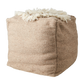MINNA Sittpuff, Beige/elfenben