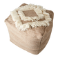 MINNA Sittpuff, Beige/elfenben