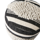 MINNA Sittpuff, Svart/elfenben